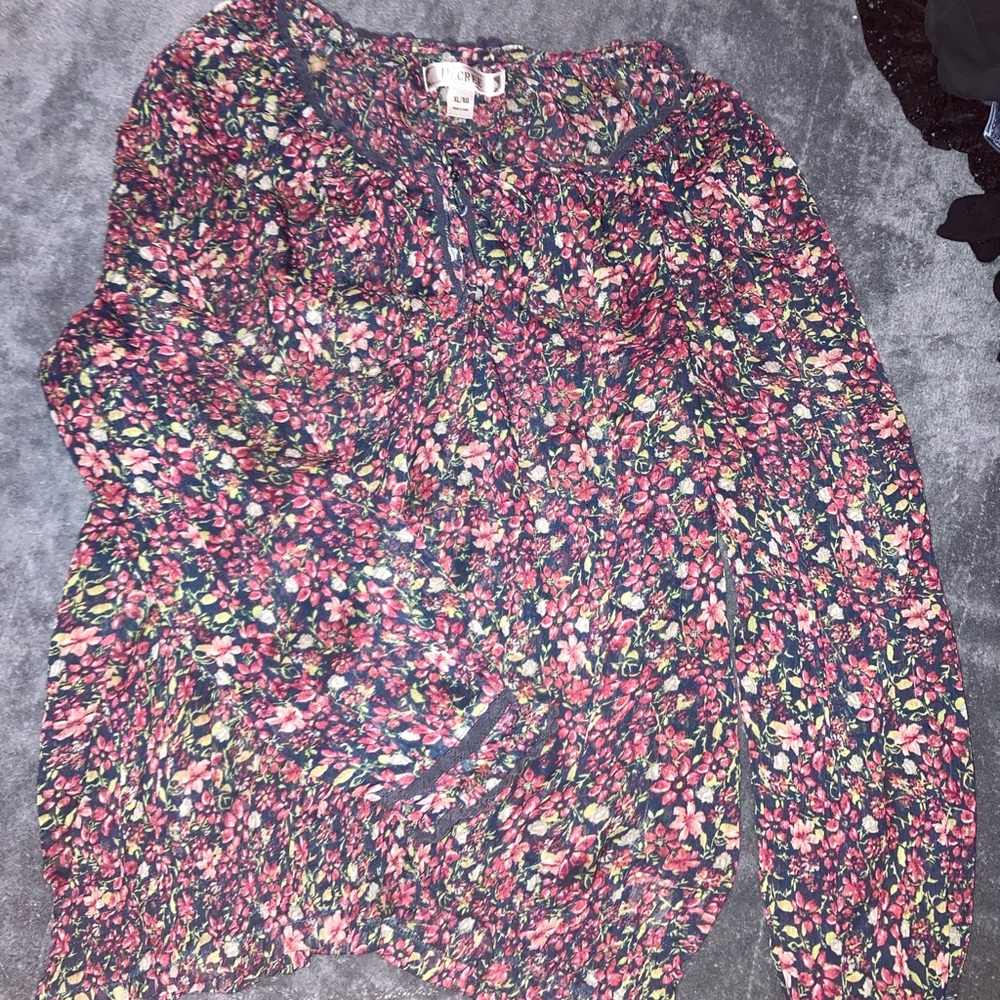 Lace floral top